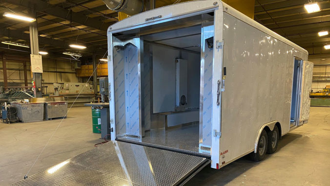 Enclosed Medical Trailer