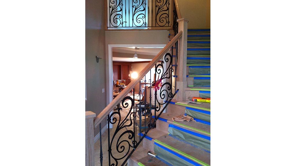 Handrail and staircase