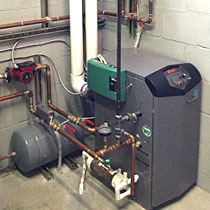 Hot water system.